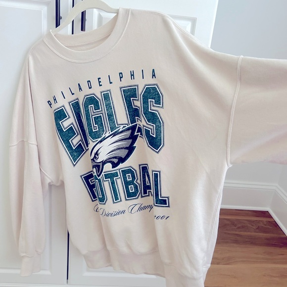 Philadelphia Eagles graphic oversized Sunday crew - Picture 9 of 11